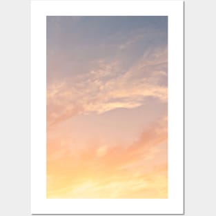 Golden Pink Sunset Sky Photography Posters and Art